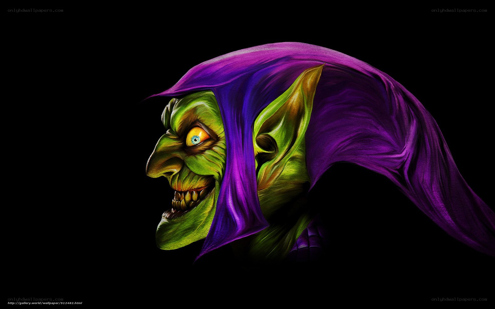 Green Goblin character portrait