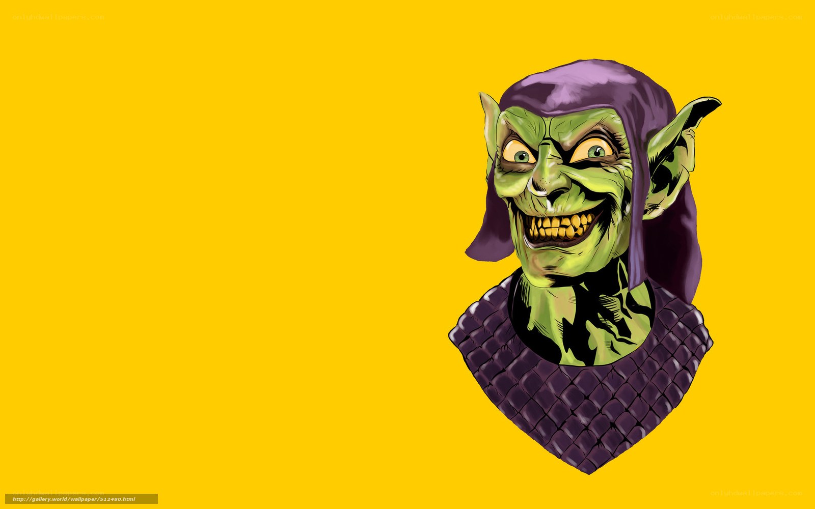 Green Goblin character portrait