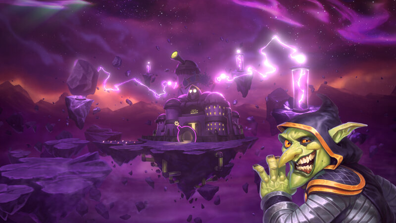 Green Goblin Character — Purple