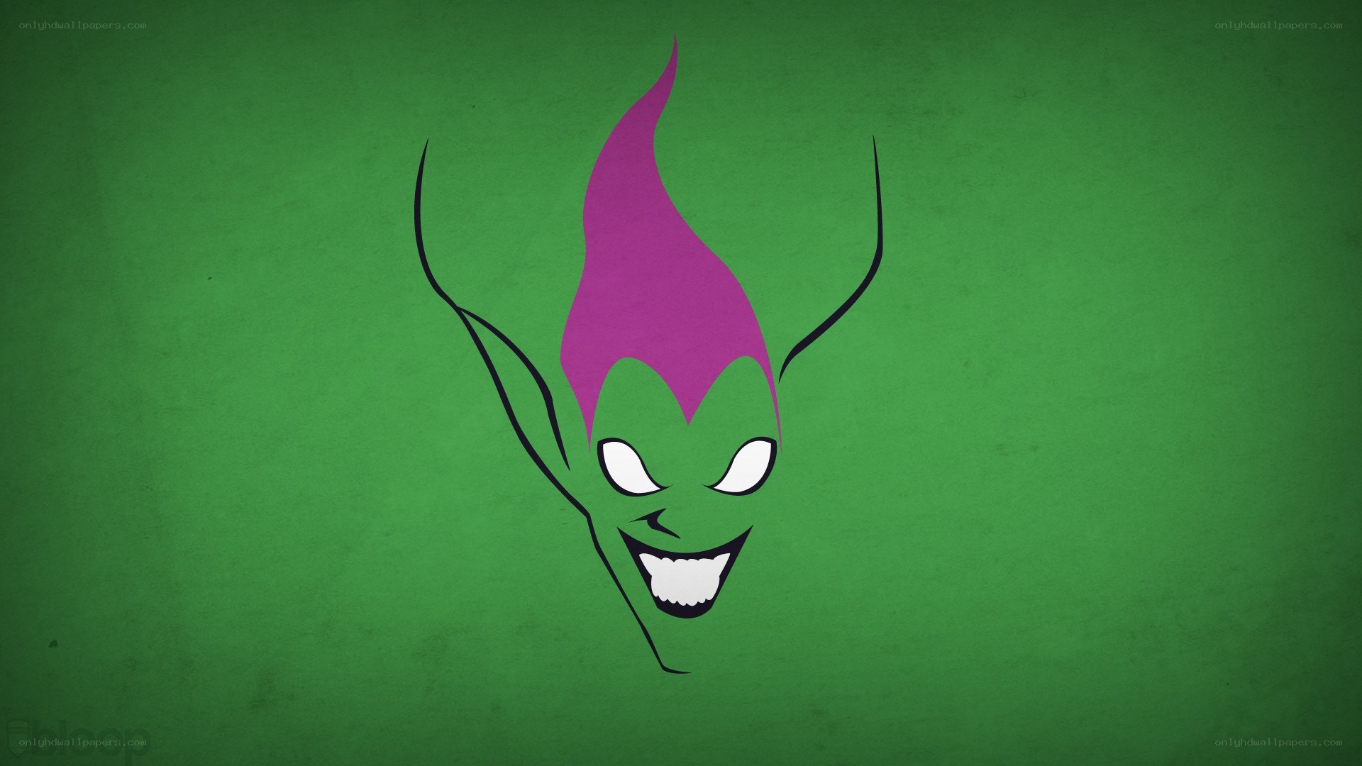 Green Goblin face illustration