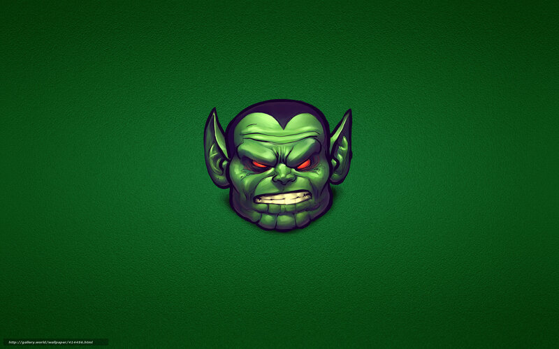 green goblin head