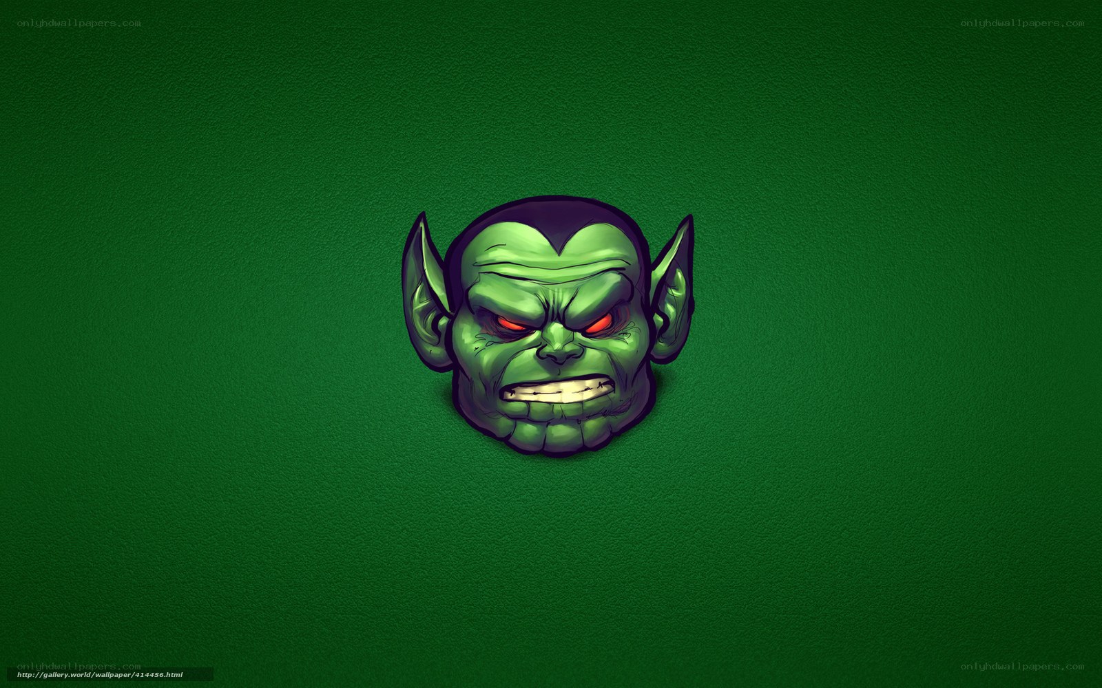 green goblin head