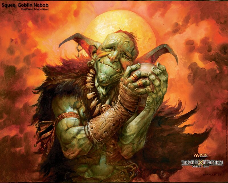 Green Goblin Holding Orb