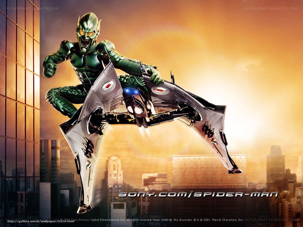 Green Goblin in flight
