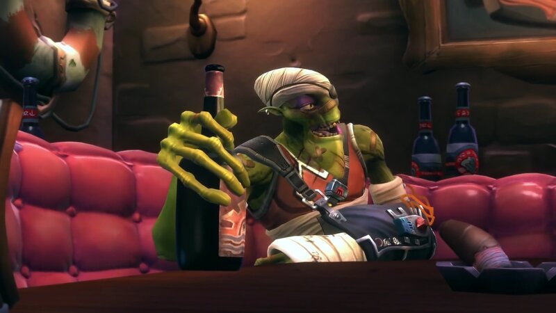 Green Goblin-like Character