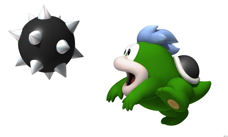 Green Goomba and Spiny Shell