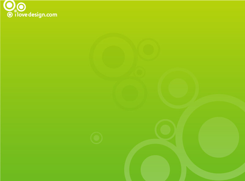Green Gradient Background — Calm, Abstract, Circles