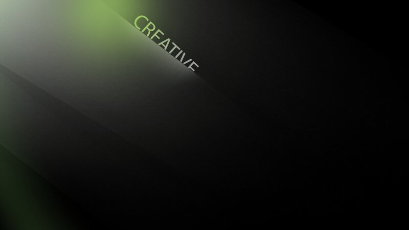 green gradient creative text