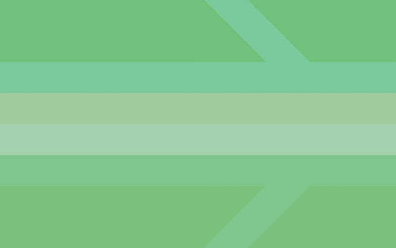 green gradient with arrow