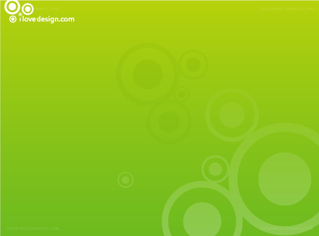 green gradient with circles