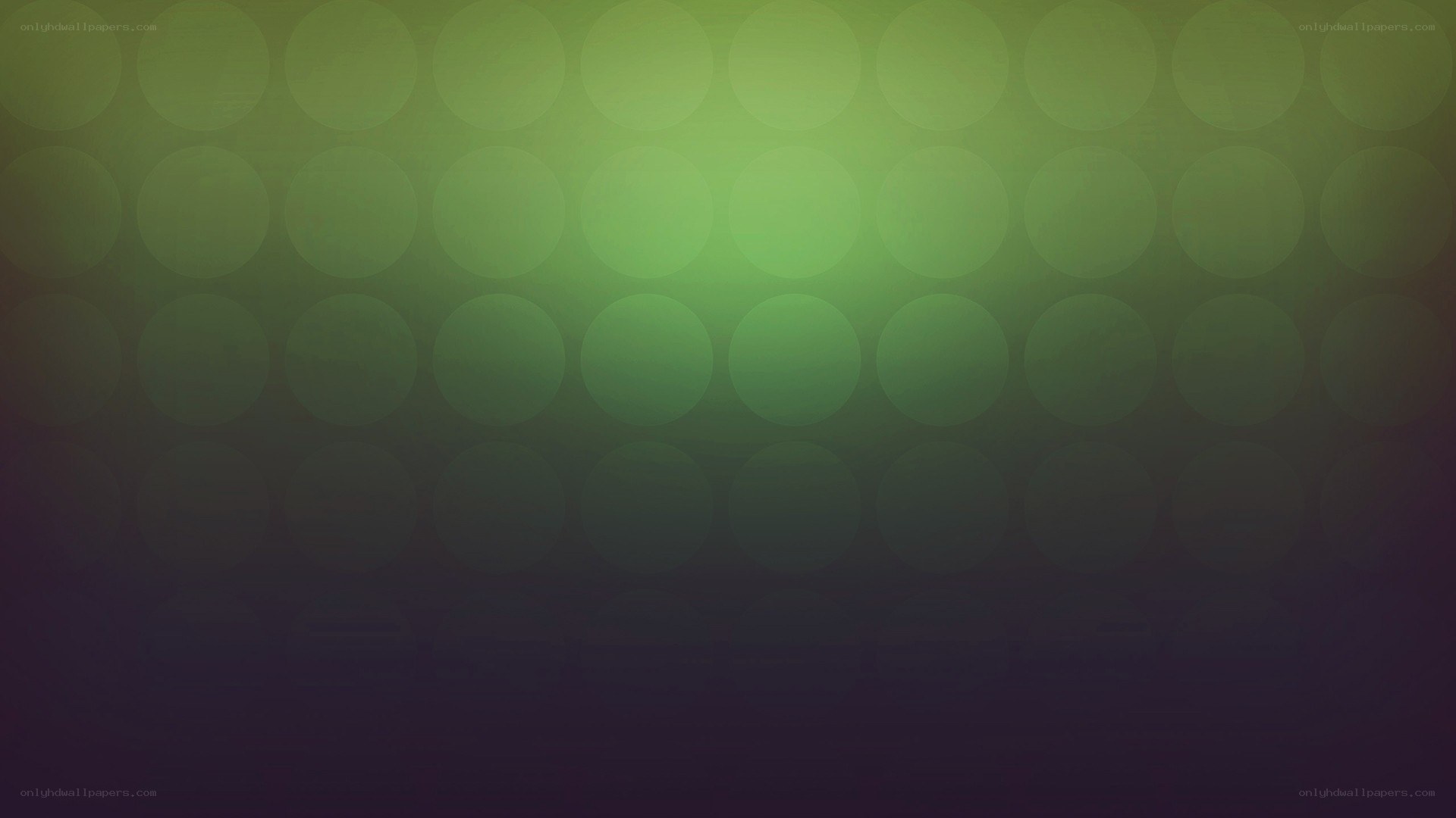 green gradient with circles