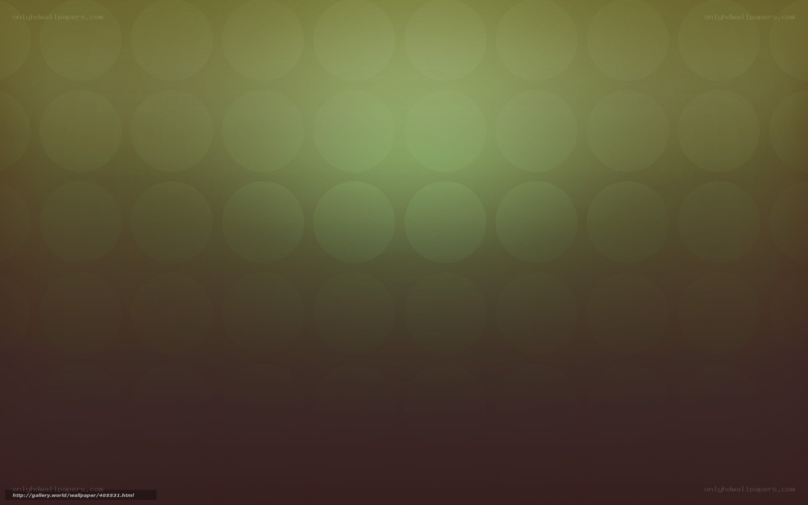 green gradient with circles