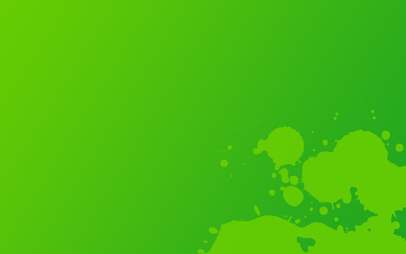 green gradient with splatter