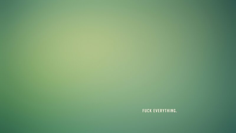 green gradient with text