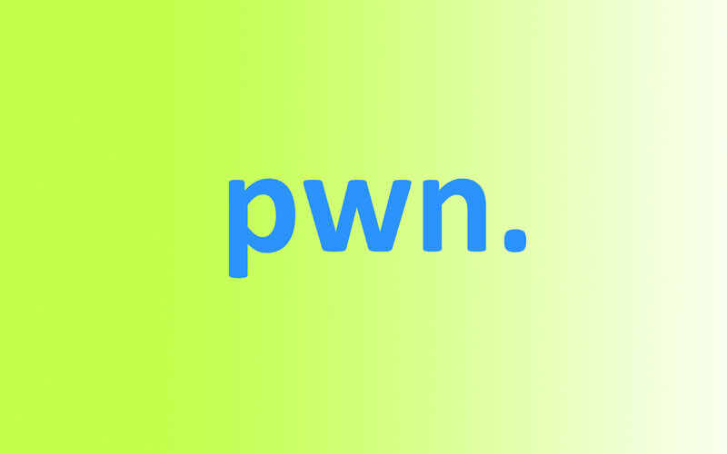 green gradient with text