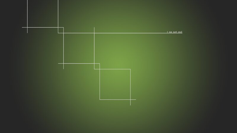 green gradient with white lines