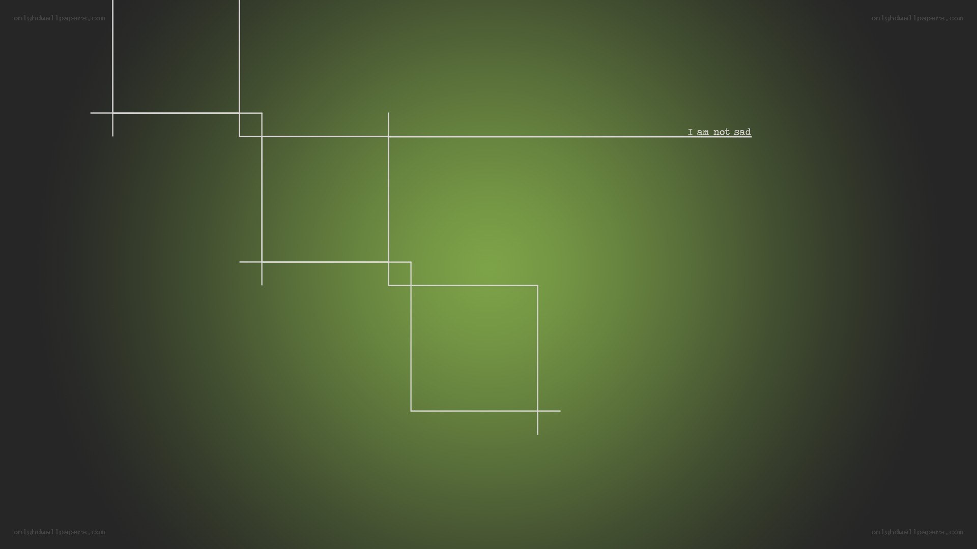 green gradient with white lines