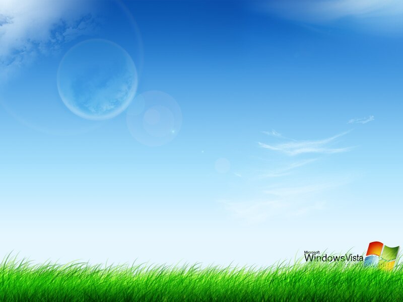Green Grass and Blue Sky — Serene