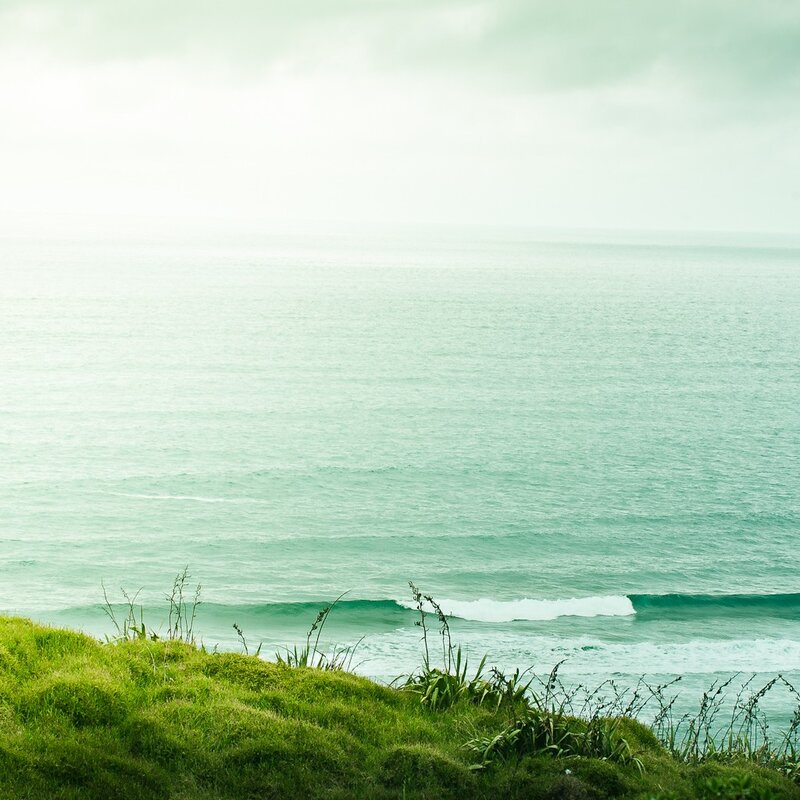 Green Grassy Cliff