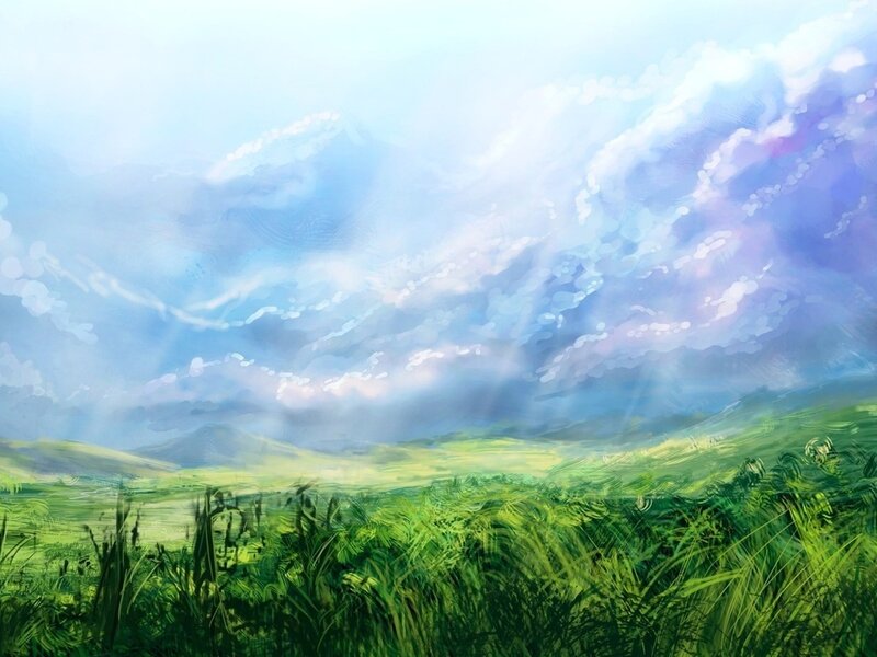Green Grassy Field