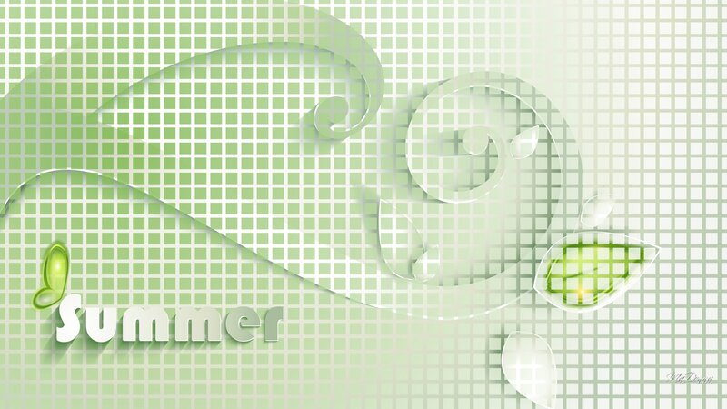 Green Grid Background