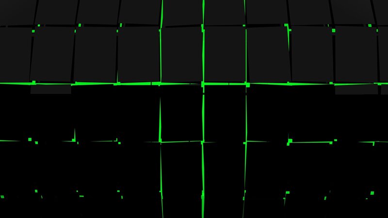 Green Grid Lines on Black