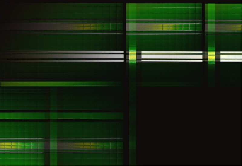 Green Grid Pattern — Dark