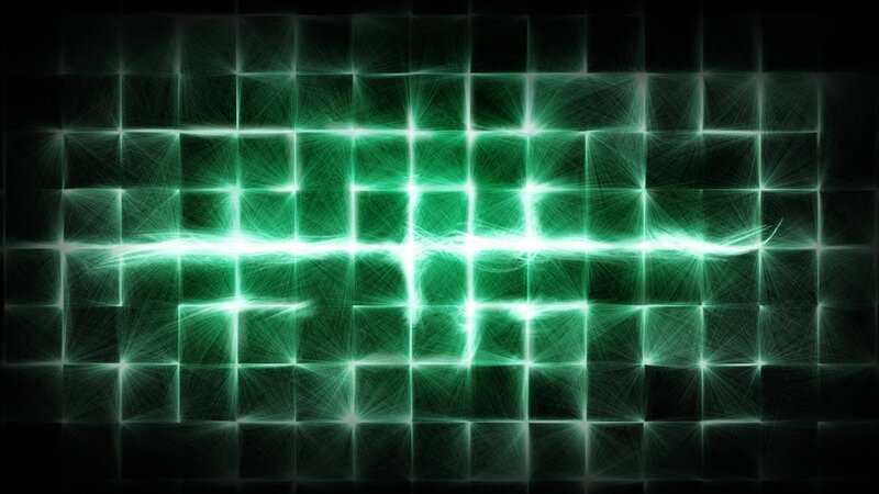 Green Grid Pattern — Energetic