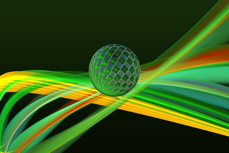 Green Grid Sphere