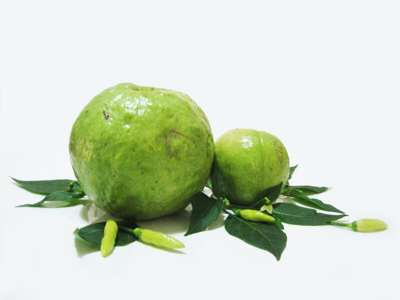 Green Guavas with Peppers