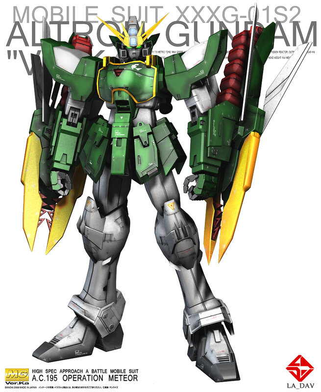 Green Gundam Mobile Suit