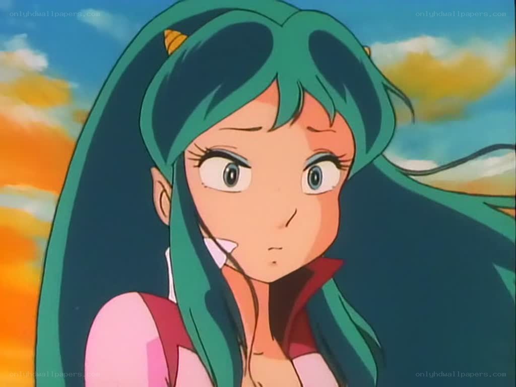 green-haired anime character