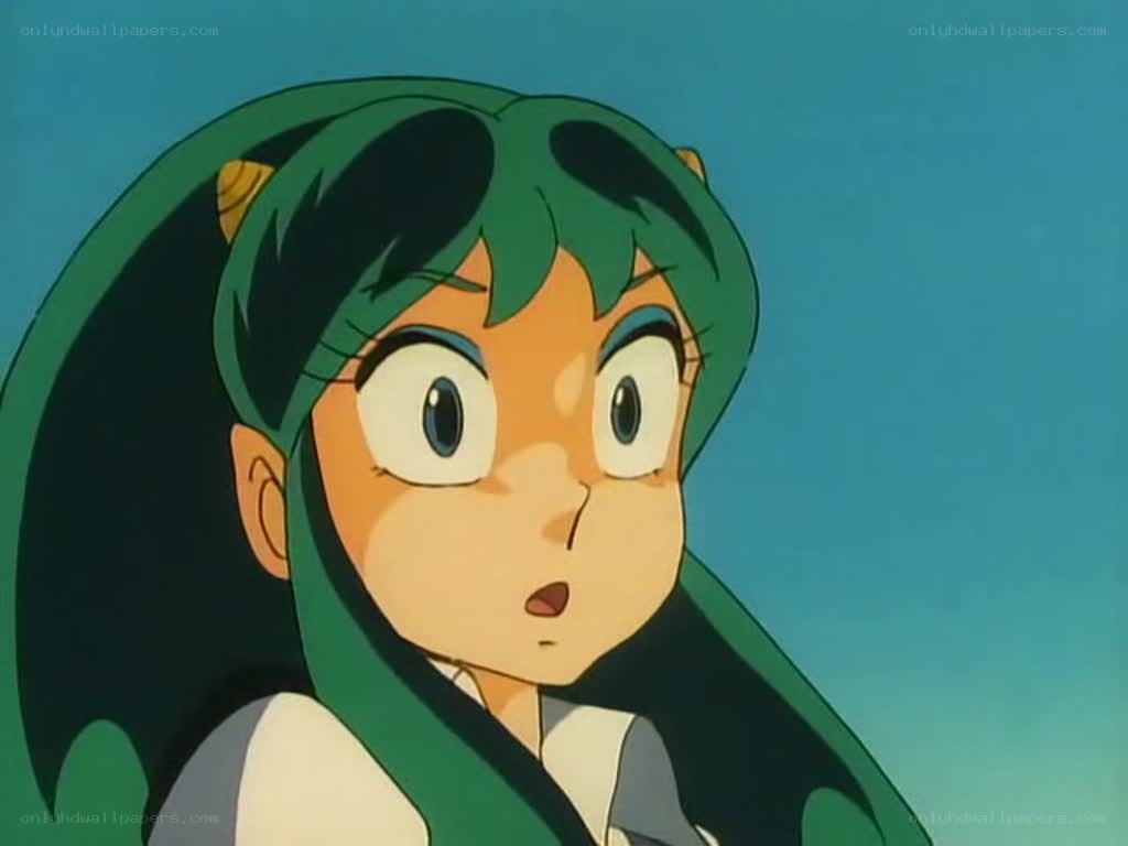 green-haired anime character