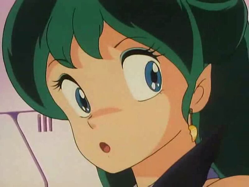 green-haired anime character