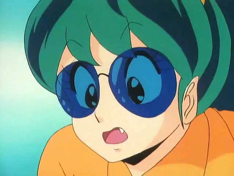 green-haired anime character