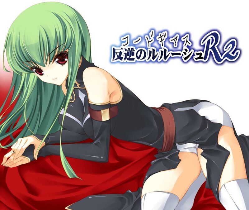 Green-haired anime character artwork