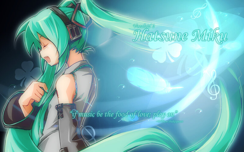 Green-haired Anime Character — Cyan, Serene