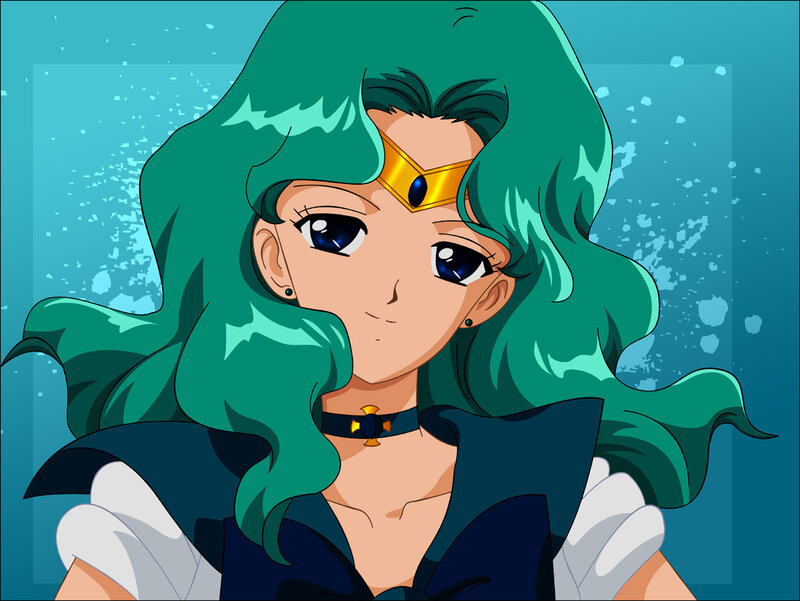 Green-haired Anime Character — Green, Calm, Headband