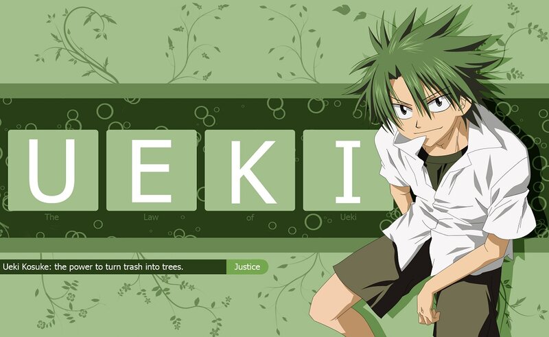Green-haired Anime Character — Green, Confident