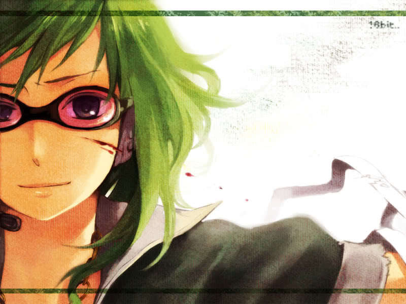 Green-haired Anime Character — Green, Dramatic