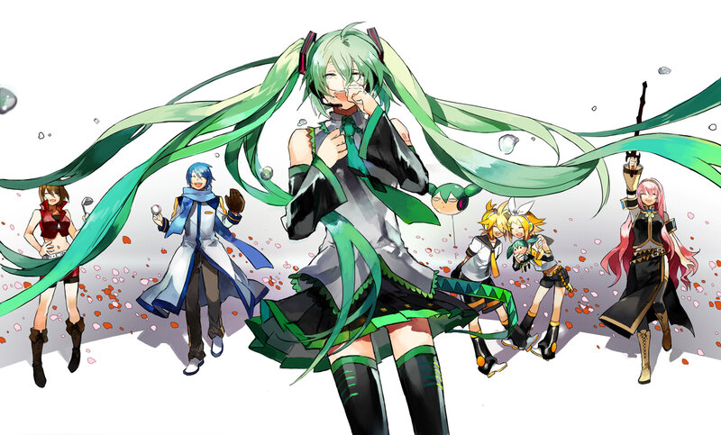 Green-haired Anime Character — Green, Dynamic, Digital Art, Anime Characters