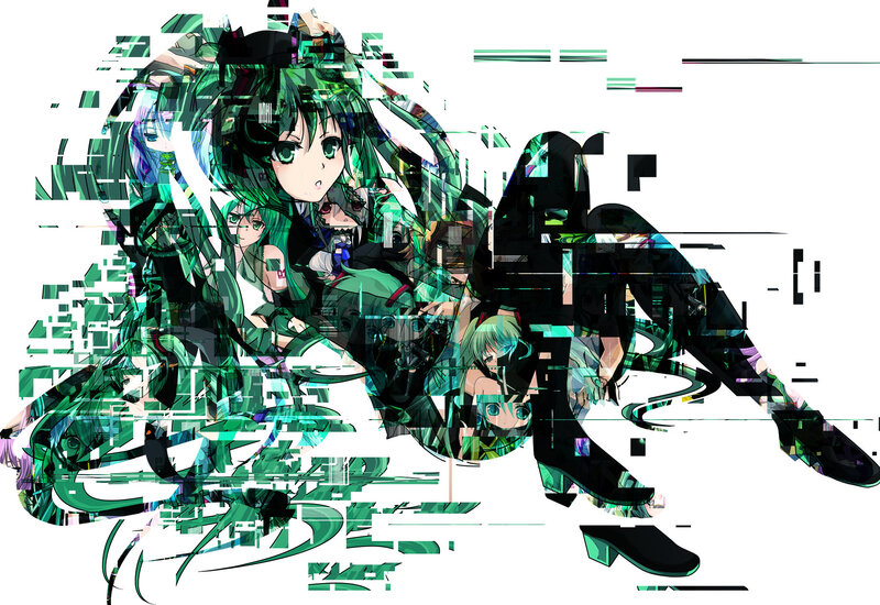 Green-haired Anime Character — Green, Dynamic