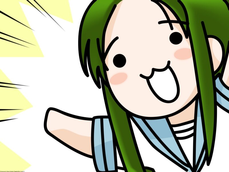 Green-haired Anime Character — Green, Energetic, Manga
