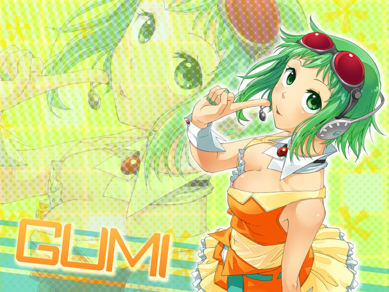 Green-haired anime character Gumi