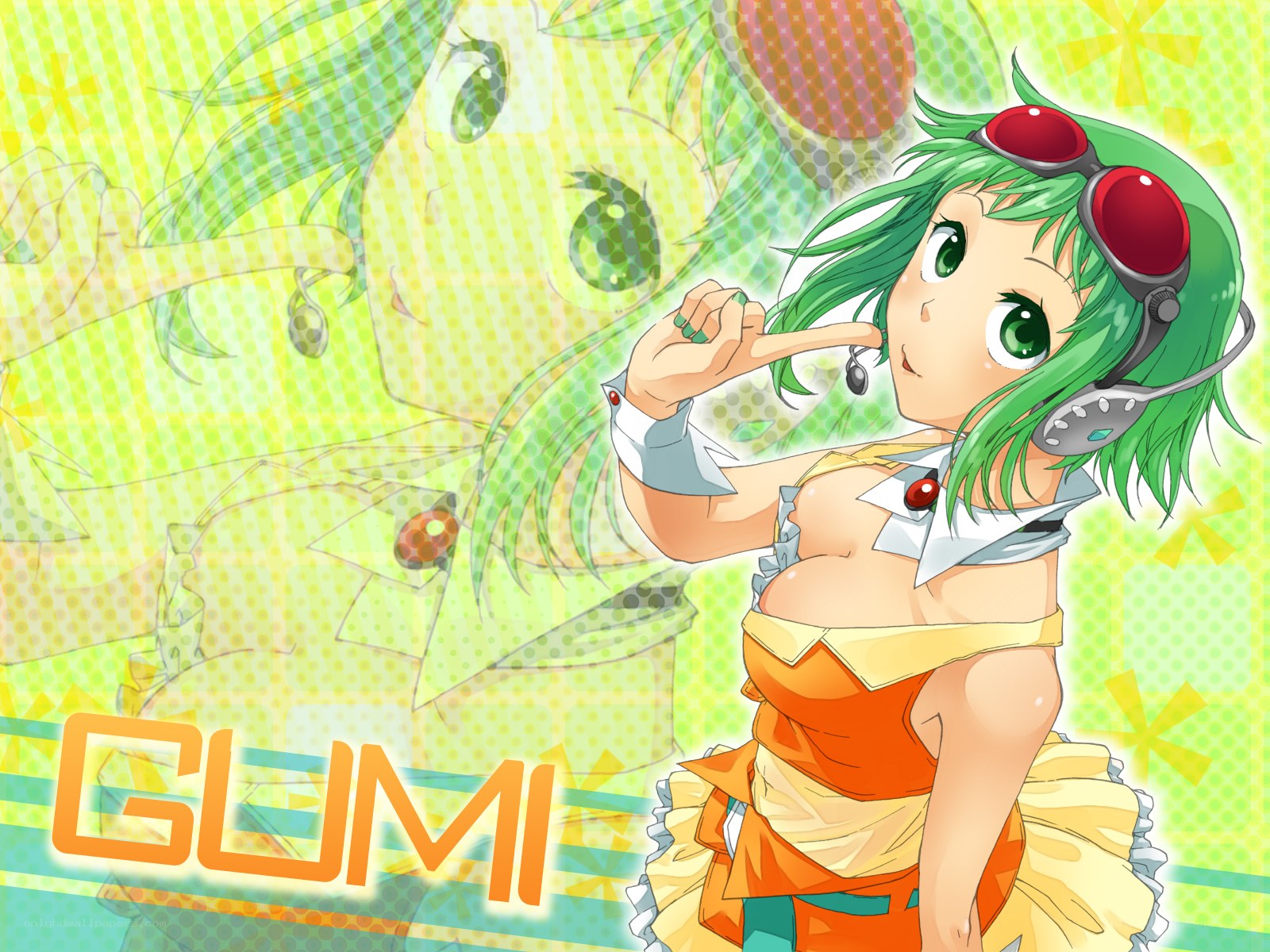 Green-haired anime character Gumi