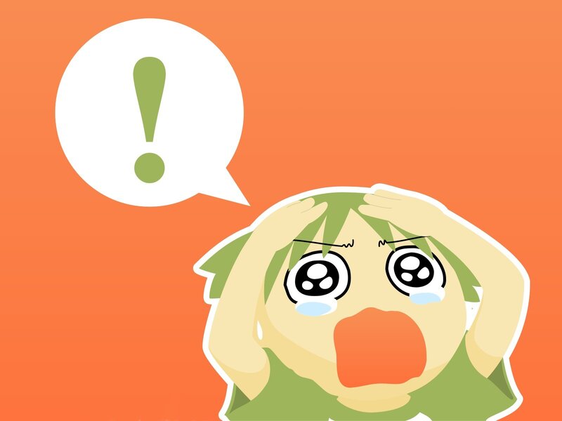 Green-haired Anime Character — Orange