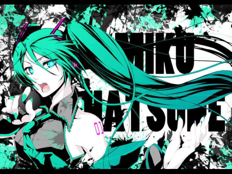Green-haired Anime Character — Teal, Dynamic