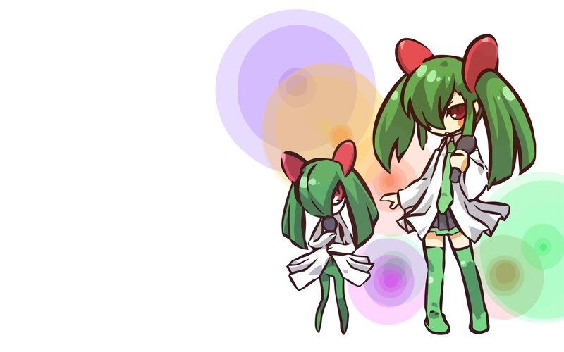 green-haired anime characters