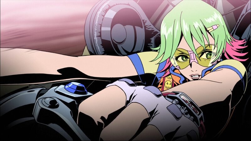 Green-haired Anime Driver