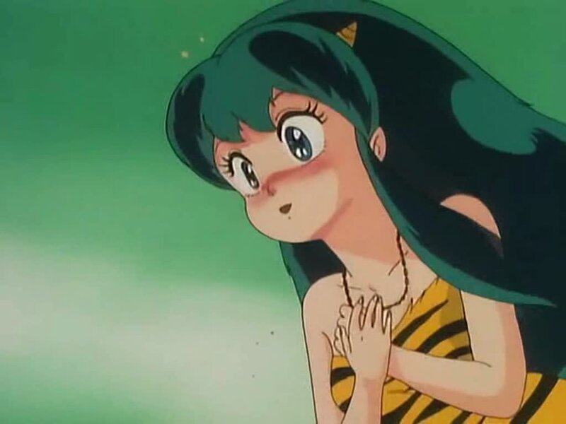 green-haired anime girl